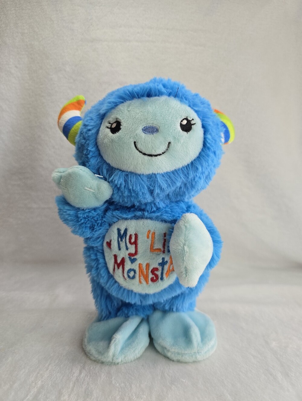Dan Dee Collector's Choice My 'Lil Monster Blue Plush Toy Sings 'Wild Thing'